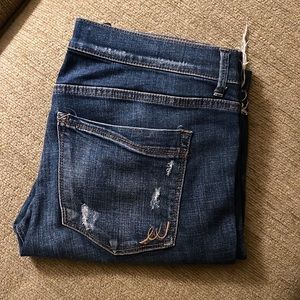 Express Women’s Denim Jeans, Naturally Distressed